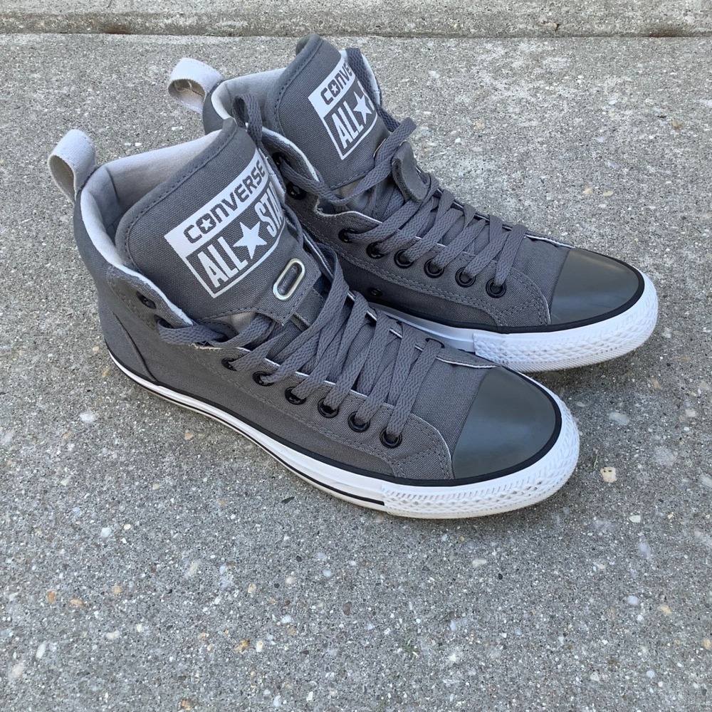 Converse Chuck Taylor All Star High Top Gray Sneakers 146991F Mens 8 Womens 10